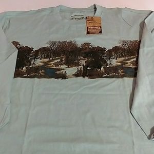 NWT Men's XXL Long sleeve t-shirt in blue grey